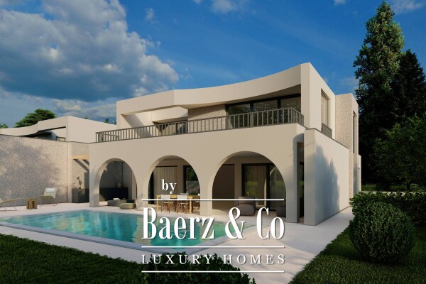 photo 1 Istria, Kaštelir, luxurious duplex with pool and sea view