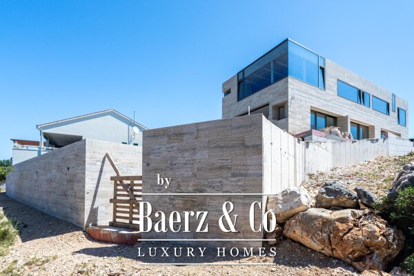 photo 4 Rogoznica, Ražanj, luxury villa under construction in a unique location, first row to the sea