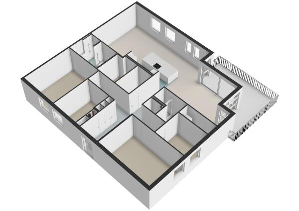 Floor Plan 3 - Burgemeester Rijnderslaan 260