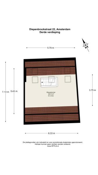 Floor Plan 7 - Diepenbrockstraat 22